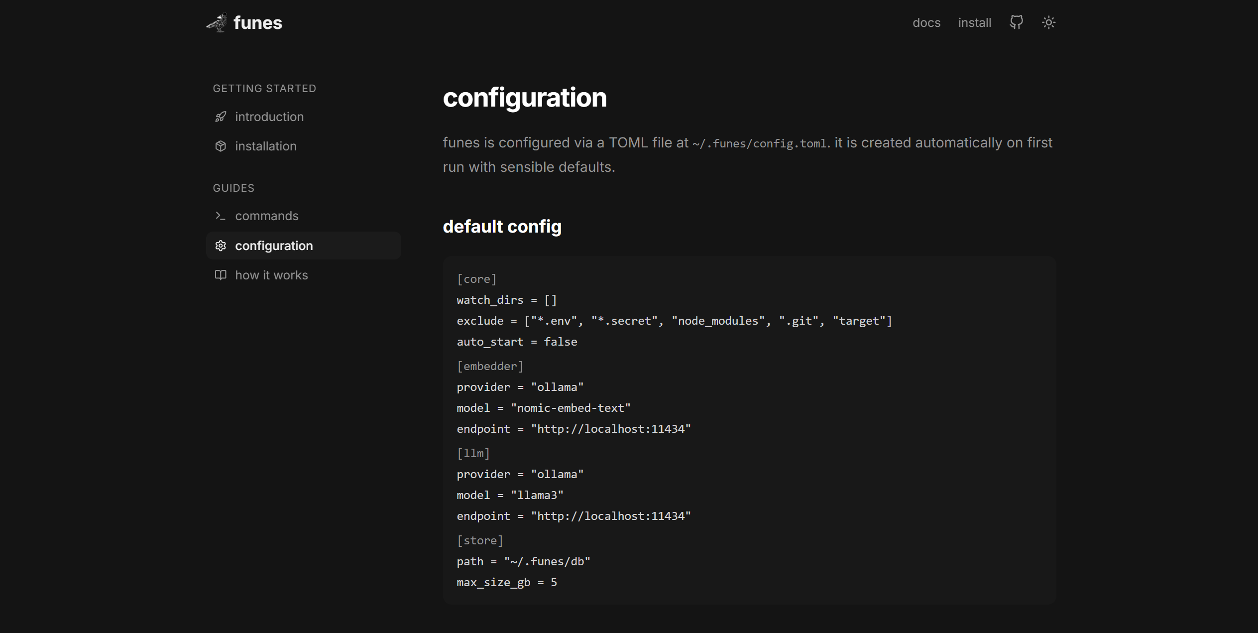 Funes - Funes Documentation Configuration